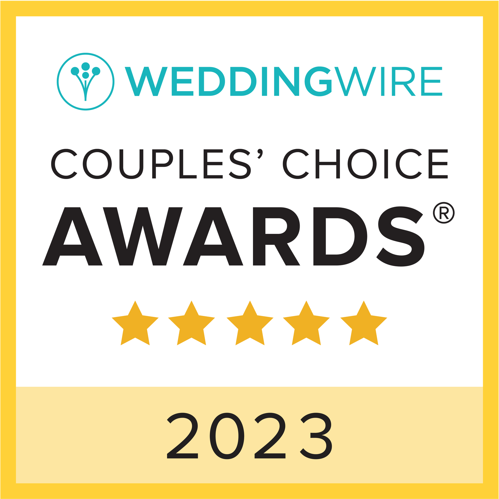 WeddingWire Couples Choice 2023